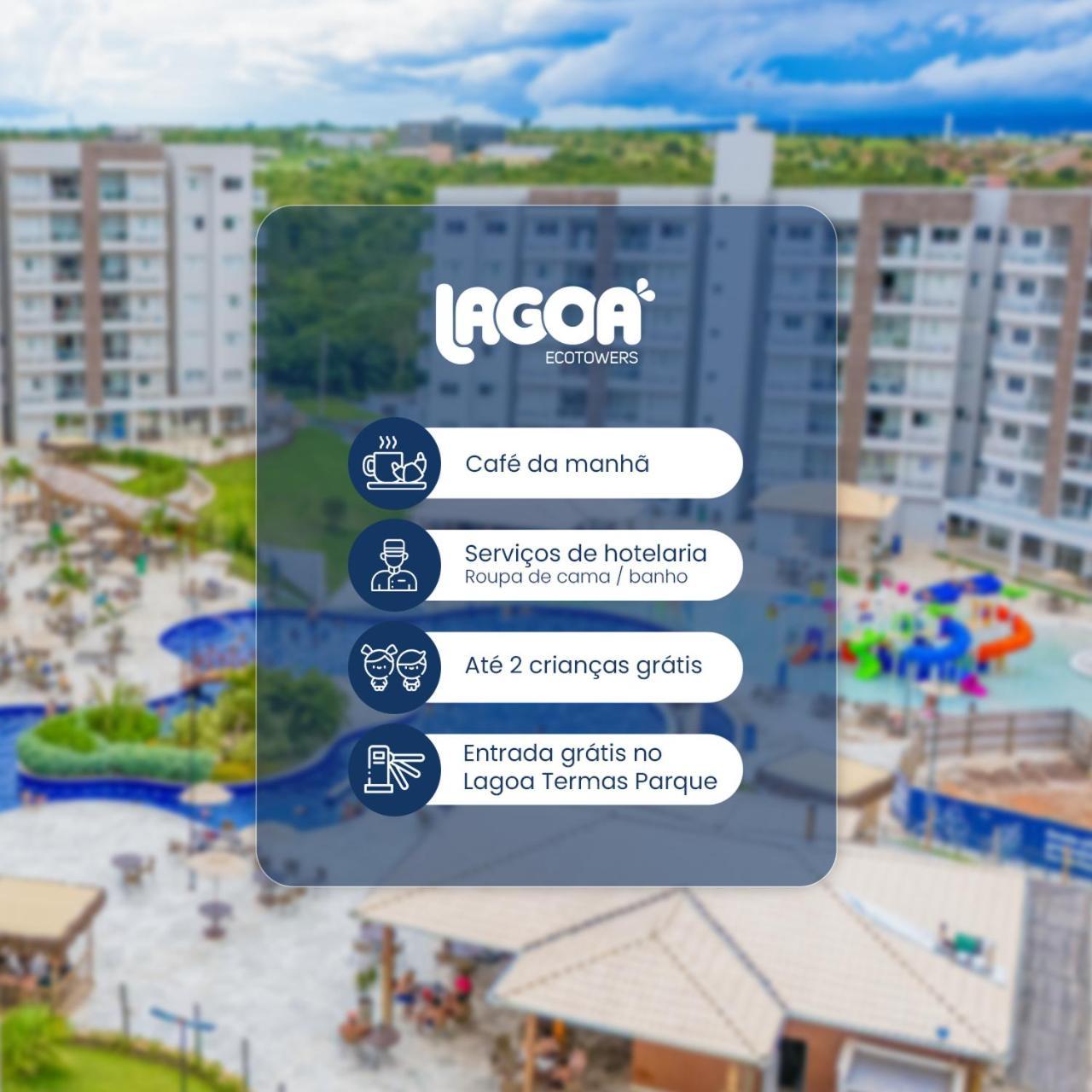 Lagoa Ecotowers Resort - Lagoa Oficial Caldas Novas Eksteriør billede